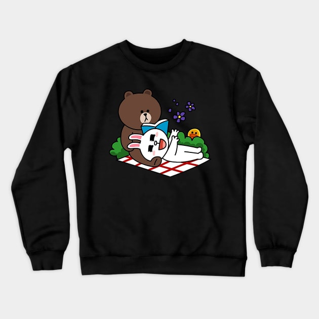 brown and cony Crewneck Sweatshirt by ezzobair